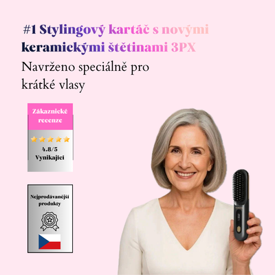 Chytrý stylingový kartáč pro krátké vlasy